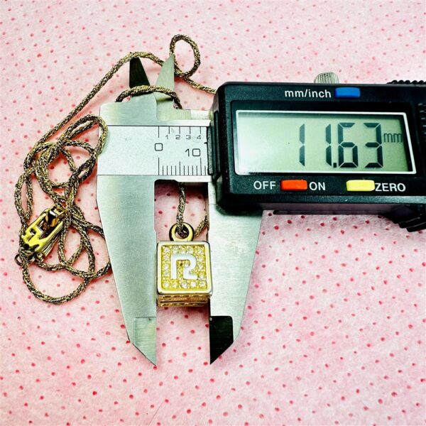 0760-Dây chuyền nữ-Nina Ricci cubic pendant necklace12