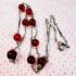 0835-Dây chuyền nữ-Silver color & red gemstone necklace4