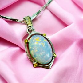 0785-Dây chuyền nữ-Faux opal necklace