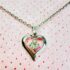 0780-Dây chuyền nữ-Stainless heart pendant necklace1