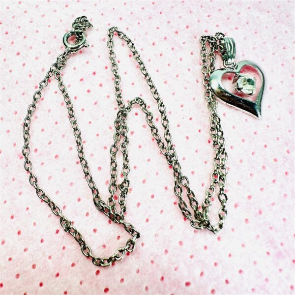 0780-Dây chuyền nữ-Stainless heart pendant necklace3