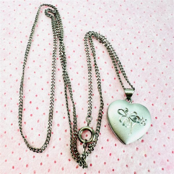 0830-Dây chuyền nữ-Heart pendant necklace3