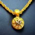 0758-Dây chuyền nữ-Nina Ricci gold plated & crystal necklace0