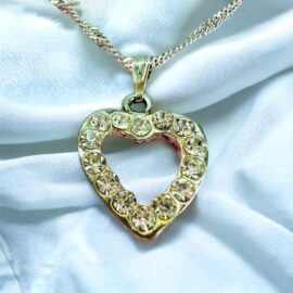 0834-Dây chuyền nữ-Silver color & heart pendant necklace