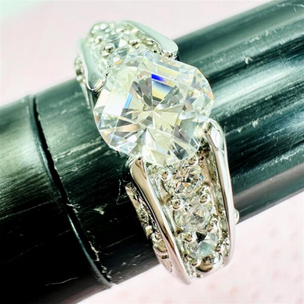 0754-Nhẫn nữ-Crossfor Silver & CZ gemstone Shining Star Ring4