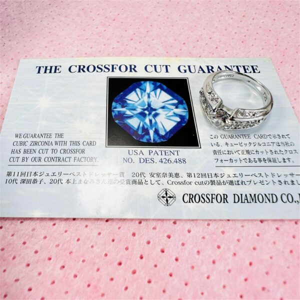 0754-Nhẫn nữ-Crossfor Silver & CZ gemstone Shining Star Ring12