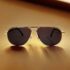 0654-Kính mát nam-Gần như mới-BURBERRYS aviator vintage sunglasses0