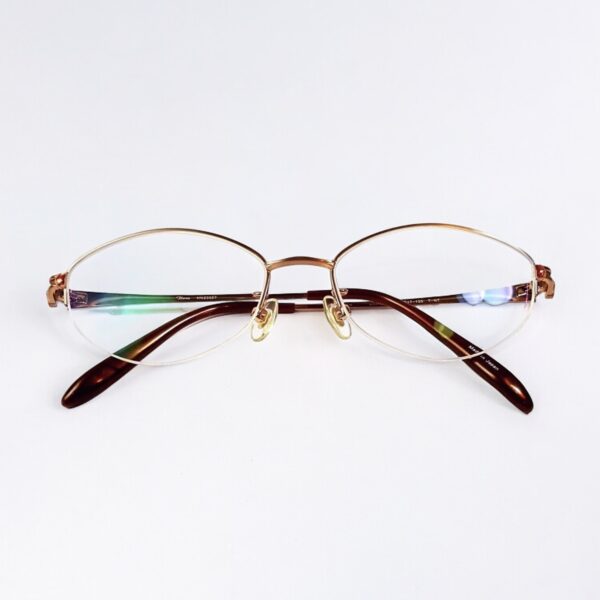 0679-Gọng kính nữ-Khá mới-CHARMANT Hana 23527 half rim eyeglasses frame0