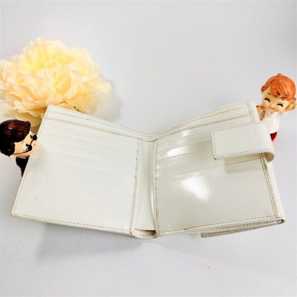 1709-GUCCI white leather wallet-Ví vuông nữ-Chưa sử dụng4