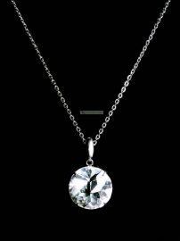 0798-Dây chuyền-Clear quartz necklace