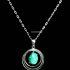 0801-Dây chuyền nữ-Amazonite stone necklace0