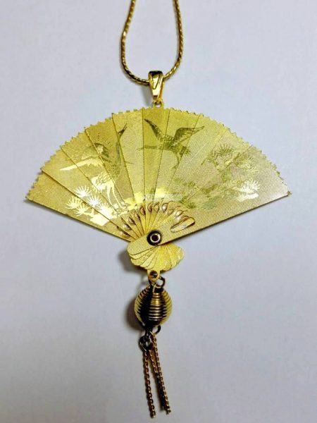 0803-Dây chuyền nữ-Japanese fan necklace3