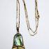 0804-Dây chuyền nữ-Paua shell pendant necklace1