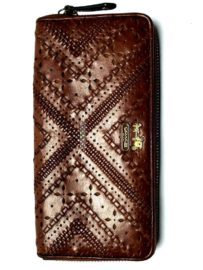 1687-Ví dài nữ-COACH zippy madison brown wallet