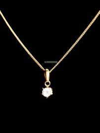 0810-Dây chuyền nữ-Faux diamond necklace