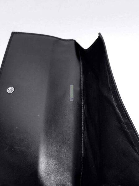 1691-Ví dài nam/nữ-GUCCI black leather wallet2
