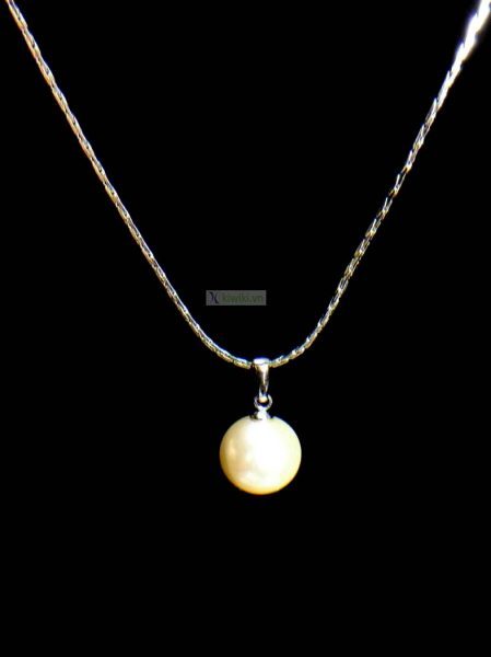 0819-Dây chuyền nữ-Pearl pendant necklace0