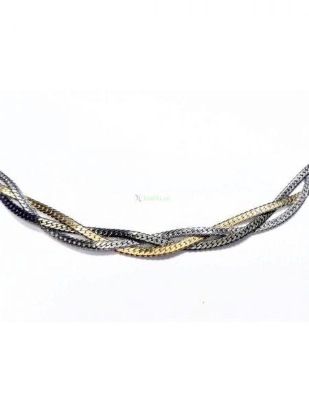 0828-Dây chuyền nữ-3 colours necklace2