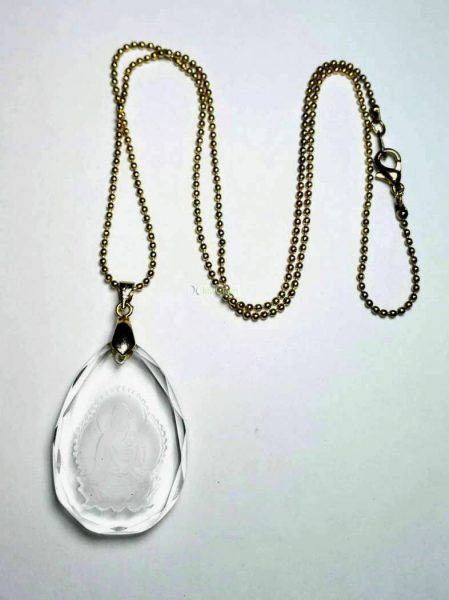 0832-Dây chuyền nữ-Buddhist crystal pendant necklace1