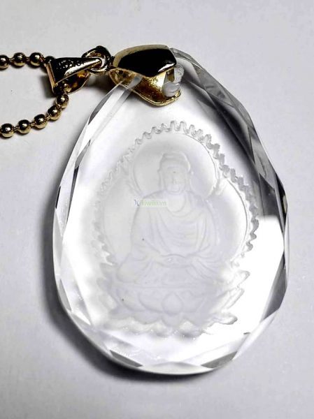 0832-Dây chuyền nữ-Buddhist crystal pendant necklace4