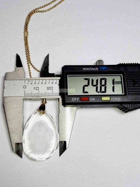 0832-Dây chuyền nữ-Buddhist crystal pendant necklace7