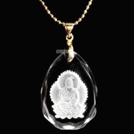 0832-Dây chuyền nữ-Buddhist crystal pendant necklace-Đã sử dụng