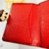 1719-LOUIS VUITTON red epi leather Pocket Organiser-Ví đựng thẻ-Đã sử dụng5