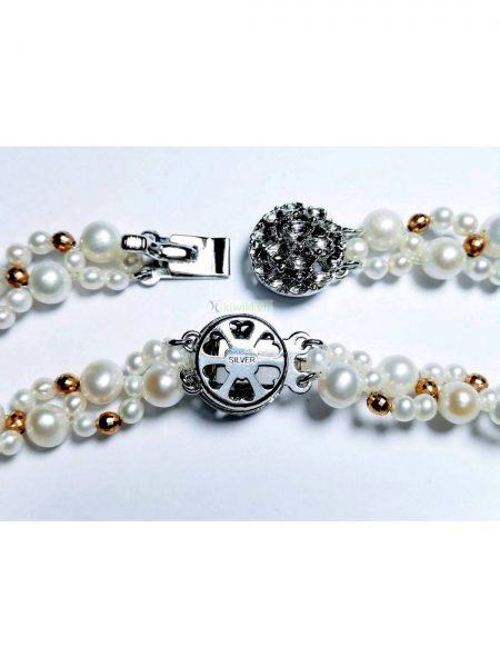 0840-Dây chuyền nữ + Lắc tay-Pearl necklace and bracelet5