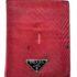 1701-Ví vải nam/nữ- PRADA Bifold cloth wallet0