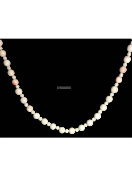 0841-Dây chuyền nữ-Angel Skin Coral Bead necklace0