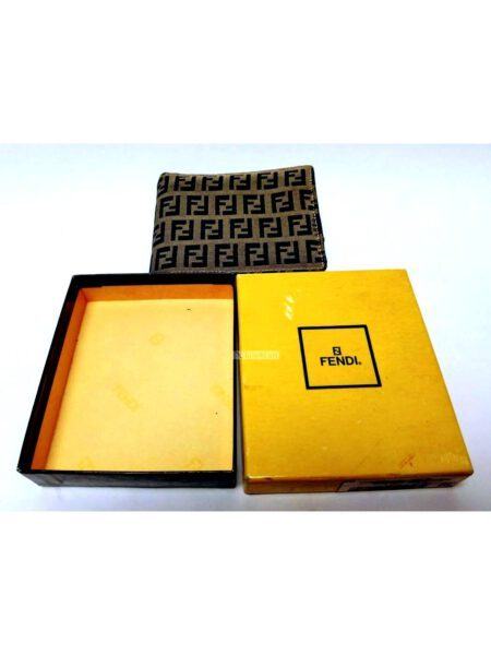 1703-Ví nam-FENDI Zucchino canvas wallet2
