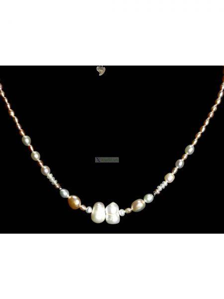 0844-Dây chuyền nữ-Pearl necklace0