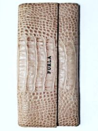 1657-Ví dài nữ-FURLA crocodile embossed wallet