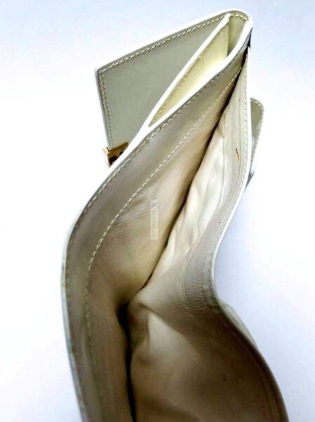 1709-Ví vuông nữ-GUCCI white leather wallet6