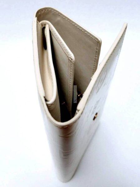 1710-Ví dài nữ-LOUIS VUITTON white vernis wallet10