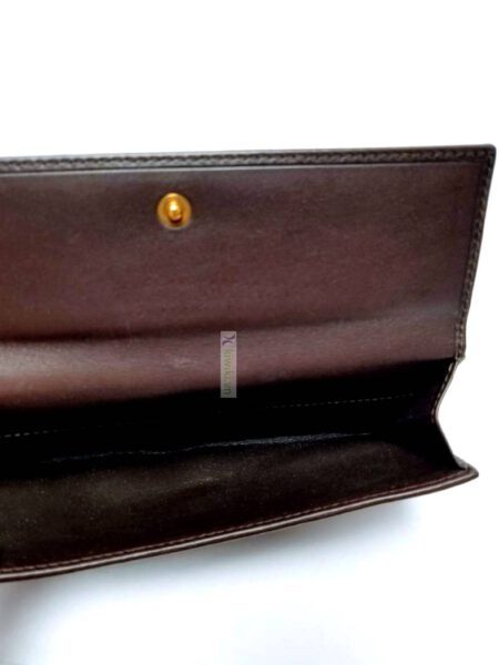 1651-Ví dài nữ-GUCCI brown guccissima wallet9