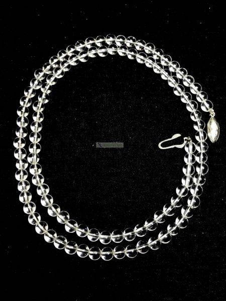 0858-Dây chuyền nữ-Clear crystal necklace1