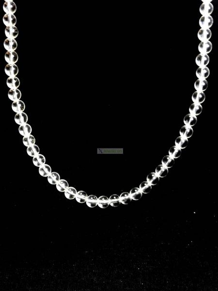 0858-Dây chuyền nữ-Clear crystal necklace0