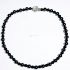 0860-Dây chuyền nữ-Black & gray rock necklace1