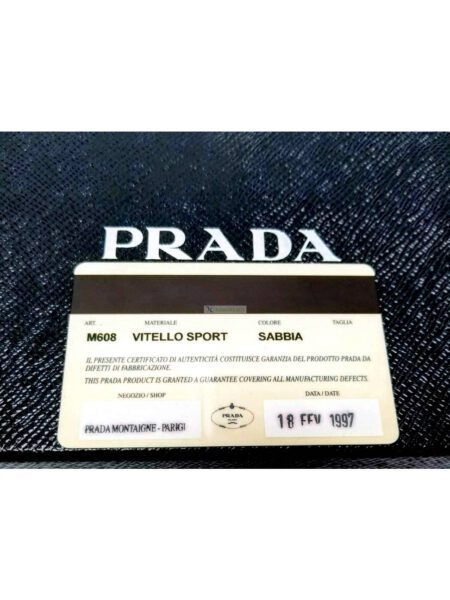 1713-PRADA Saffiano leather vintage wallet-Ví dài nữ-Khá mới13