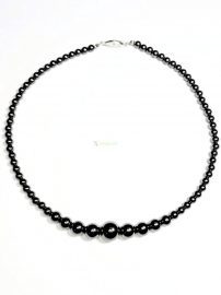 0863-Dây chuyền nữ-Black necklace