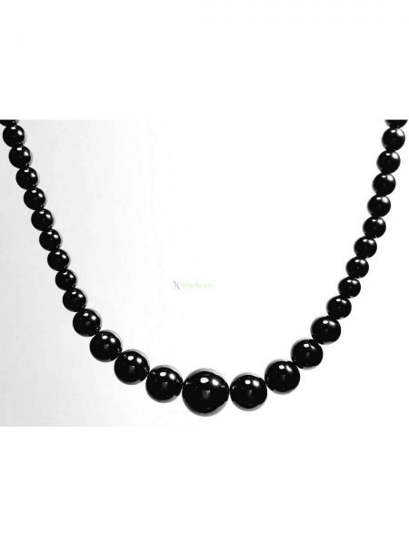 0863-Dây chuyền nữ-Black necklace1