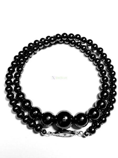 0863-Dây chuyền nữ-Black necklace2