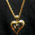 0759-Dây chuyền nữ-Nina Ricci heart pendant necklace0