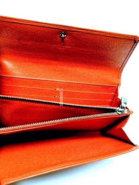 1714-Ví dài nữ-LOUIS VUITTON epi orange leather wallet7