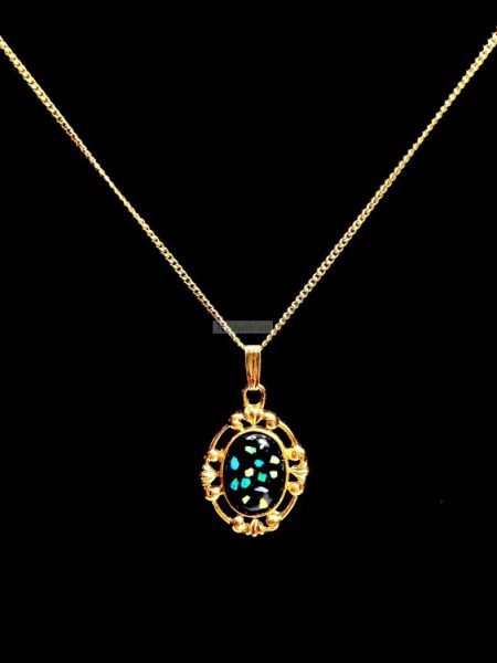 0866-Dây chuyền nữ-Gold plated necklace0