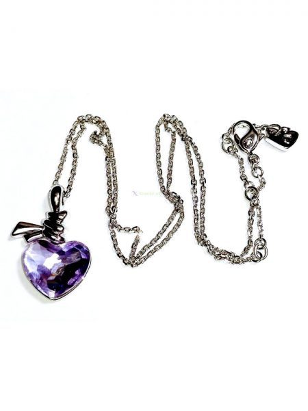 0868-Dây chuyền nữ-Swarovski heart pendant necklace1