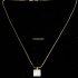 0760-Dây chuyền nữ-Nina Ricci cubic pendant necklace1