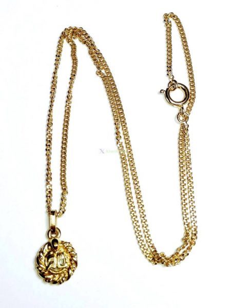 0870-Dây chuyền nữ-Courreges Paris necklace1