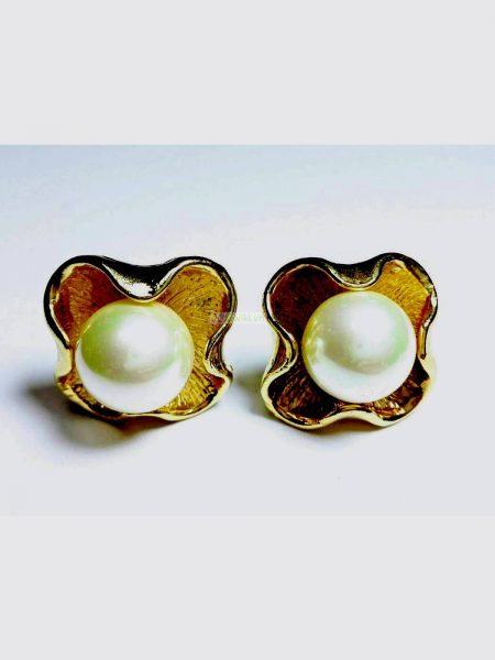 0879-Bông tai-Faux pearl earrings0